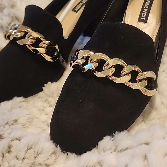 Suede Block Heels - Picture 6 of 6